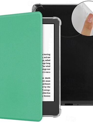  Θήκη tablet για Amazon Kindle Kindle PaperHwhite (12ης γενιάς) 2024 Kindle PaperWhite 11ης γενιάς 2022 Λαβή 6 απελευθέρωσης έξυπνη αυτόματη αφύπνιση / ύπνος προστατευτική γραφική οθόνη TPU ολόκληρου