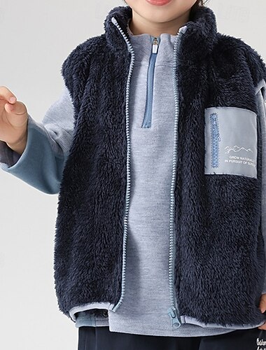 Дети Универсальные Жилет Пальто Верхняя одежда Контрастных цветов Без рукавов Молния Сохраняет тепло Мягкий Дышащий Пальто на открытом воздухе Мода Повседневные Синий Зеленый Хаки Весна Осень 4 года +   Дети Универсальные Жилет Пальто Верхняя одежда Контрастных цветов Без рукавов Молния Сохраняет тепло Мягкий Дышащий Пальто на открытом воздухе Мода Повседневные Синий Зеленый Хаки Весна Осень 4 года +