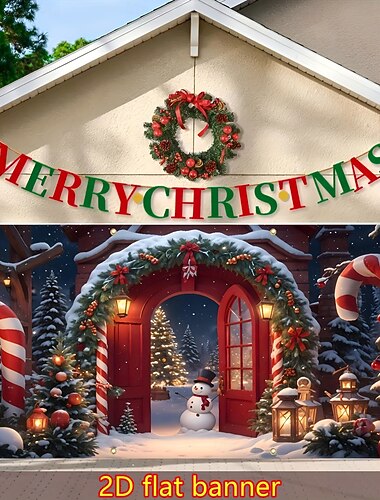  חג המולד נוף פנטזיה סלון עיצוב הבית