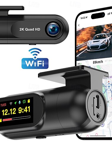  V40 1440P Boot automatic recording Car DVR 120 Degree Wide Angle CMOS 2 inch IPS Dash Cam with Night Vision / Loop recording / Loop-cycle Recording No Car Recorder