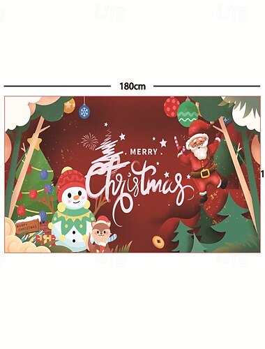  Joulukuusi taustakuvana vihreä joulukuusi verho loma koristeeksi luova taustakangas perhejuhlia varten oviaukkoon ripustettava koriste