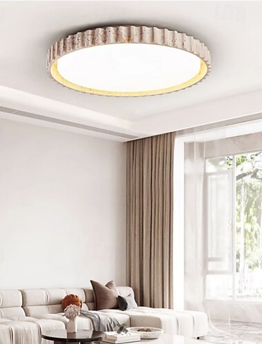 LED-taklampe trinnløs dimming 32/45/55 cm takdekorasjonsbelysning, 50 cm LED-taklampe sirkelrund design, LED-lysarmatur for hjemmet &kontor 110–240 V