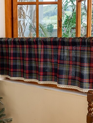  Juletræ bakgrunn grønt julegardin ferie dekorasjon kreativ bakgrunnsduk familiefest dørhengende dekor