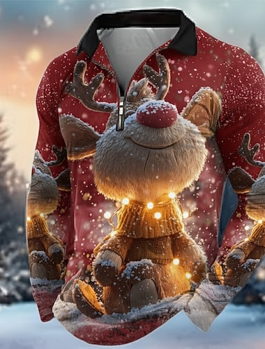 Новогодняя тематика Муж. Мультипликация Каждый Поло Длинный рукав Отложной Современное На каждый день На каждый день фестиваль Молния 3D печать Весна Осень Зима Черный Красный Зеленый   Новогодняя тематика Муж. Мультипликация Каждый Поло Длинный рукав Отложной Современное На каждый день На каждый день фестиваль Молния 3D печать Весна Осень Зима Черный Красный Зеленый