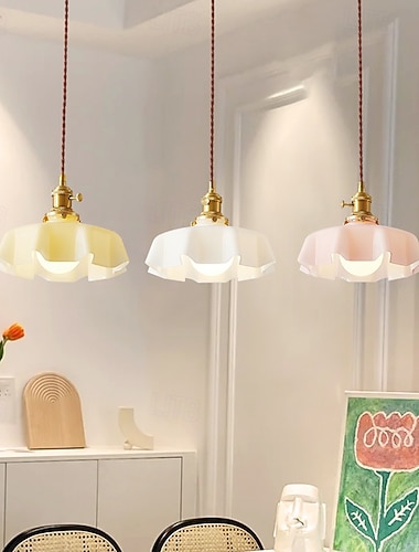 Pendellampa vintage mjölkglasblomma pendellampa kluster rosa blommig hängande lampa i tak guld fransk lantlig ljuskrona för köksö lantlig matsal   Pendellampa vintage mjölkglasblomma pendellampa kluster rosa blommig hängande lampa i tak guld fransk lantlig ljuskrona för köksö lantlig matsal