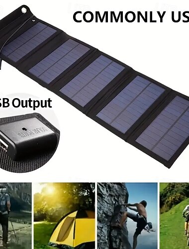  Складная солнечная сумка с USB-портативной солнечной панелью, портативное зарядное устройство для уличного использования