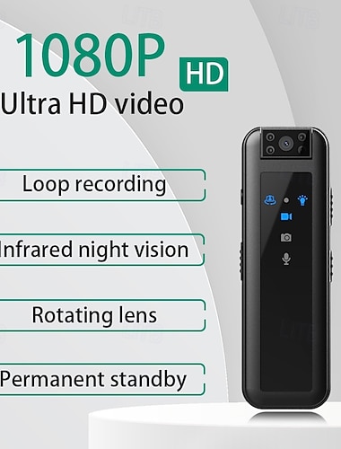  Actiecamera Draagbaar Oplaadbaar Opname van beeld- en videofunctie Mini 20MP CMOS 1080p 32 GB H.264 Lahja