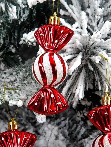  5/10 stuks kerstversieringen van snoep, hangende snoepversieringen voor de kerstboom, feestdagen en woonaccessoires