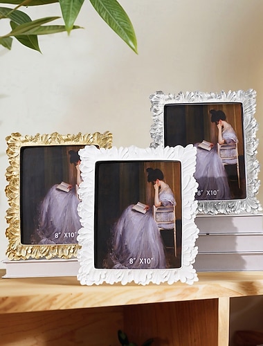  Dekoracyjna ramka na zdjęcia z liści palmowych, materiał żywiczny, możliwość stosowania w poziomie i pionie, wielokolorowe opcje, idealna do ekspozycji zdjęć w domu, jako rekwizyt fotograficzny,