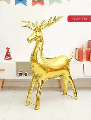  Oppblåsbart Juletre Selvstående Ballonger Innendørs og Utendørs Juletre Folieballonger Perfekte Juleselskap Dekorasjoner Foto Rekvisitt