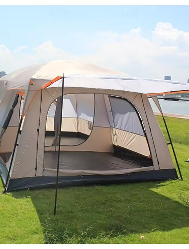  5-8 Person Camping Tent Waterproof Sunproof Mosquito Proof Portable Tent Suitable for Outdoor Camping