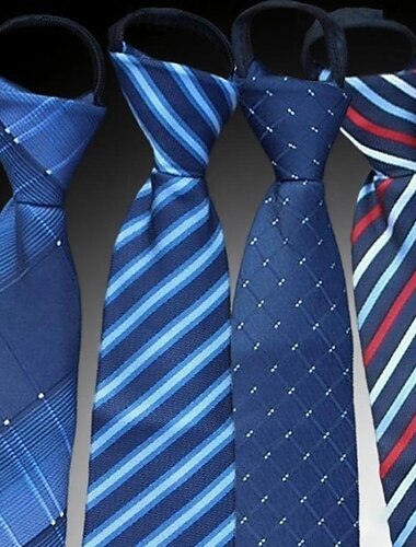  Муж. Галстуки Классика Полоски и клетка Торжественное мероприятие Свидание Для вечеринки / ужина