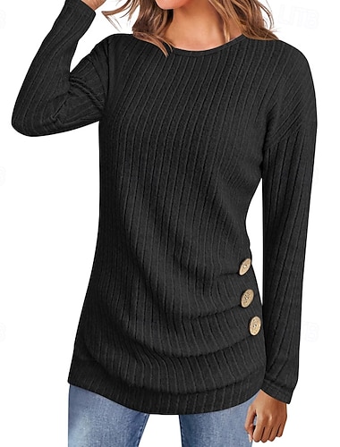 نسائي سترة جاكيت صوف أناقة الشارع كاجوال لون الصلبة مضلع رقبة عالية مدورة Buttons محبوك كم طويل قمصان عادية متماسكة مناسب للبس اليومي مناسب للعطلات عطلة نهاية الاسبوع أسود أخضر داكن الخريف الشتاء   نسائي سترة جاكيت صوف أناقة الشارع كاجوال لون الصلبة مضلع رقبة عالية مدورة Buttons محبوك كم طويل قمصان عادية متماسكة مناسب للبس اليومي مناسب للعطلات عطلة نهاية الاسبوع أسود أخضر داكن الخريف الشتاء