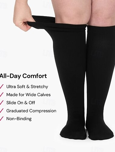  calze a compressione avanzate per alleviare il dolore, supportare la circolazione, contrastare il gonfiore e favorire il recupero, vestibilità elasticizzata e confortevole per uomini e donne