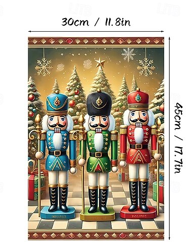  Julehageflagg Utendørs Vinter Hage Dekorasjon Banner med Snømann Design Ferie Hjem Porte Flagg Sesongbasert Plen Dekor Utendørs Bruk