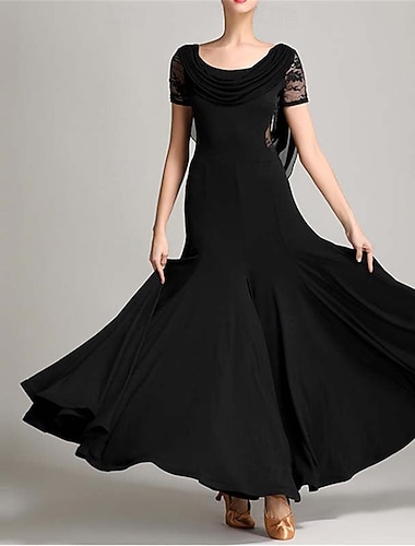  kvinners moderne dansekostyme ballroom dansekostyme stor swingkjole