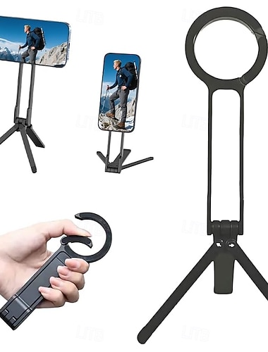  חצובה מגנטית חזקה לטלפון לאייפון, מעמד חצובה נייד חדש לשנת 2025 לטלפון לאייפון 16/15/14/13/12 פלוס סדרת פרו מקס, מסתובב 360 מעלות להרכבה על חצובות לפעילויות חוץ