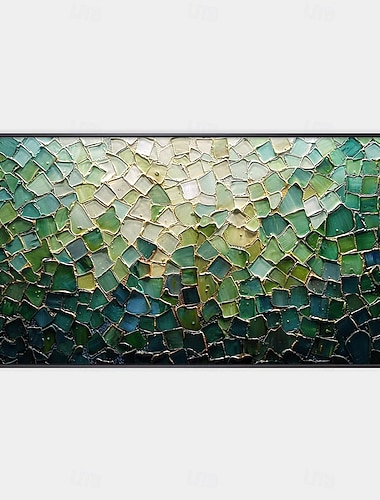  Ölgemälde Handgemalte Vertikal Landschaft Floral / Botanisch Modern Ohne Innenrahmen (ohne Rahmen)