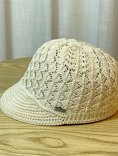  Dame Hatt Lue / Slouchy Pustende utendørs Gate Daglig Ren farge