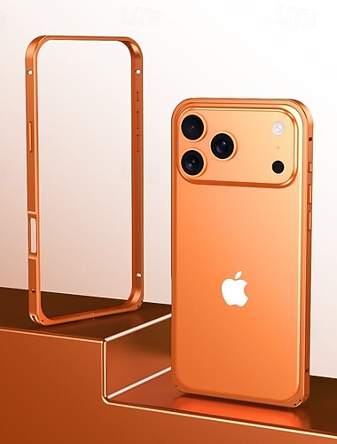  teléfono Funda Para iPhone 17 Pro Max 17 Air 17 Marco Antigolpes Antigolpes Retro Metal