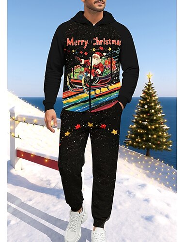  Jul Herr Huvtröja Träningsoverall Hoodie med dragkedja Snörning Fickor Byxor Huvtröja Collegetröja Höst Röd / Svart Svart / Orange Gymträning casual Basket Opressade byxor Långärmad Sport Sportkläder