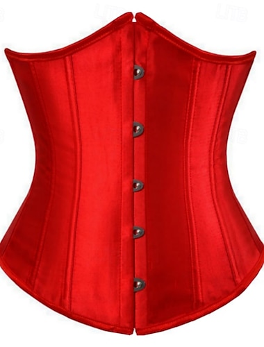  Női Fűző Alakformáló Derékösszehúzó Alakformáló ruha Szexi fűző Szexi Édes Tiszta szín Szabálytalan varrat Vakáció Parti Utca Ujjatlan hideg váll Fekete Fehér Rubin Tavasz Ősz Szabott