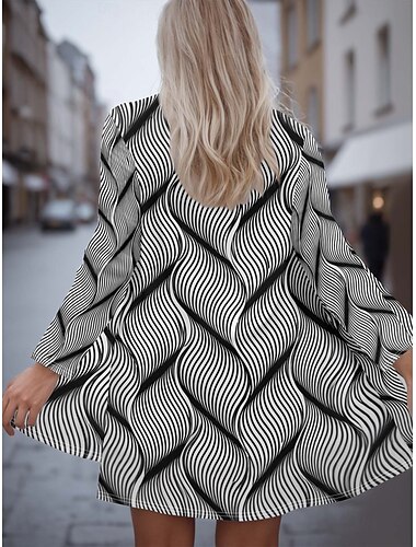 نسائي معطف شتوي ترانش كوت خفة الوزن مريح طباعة الأمام مفتوح عتيق موضة كاجوال هندسي عطلة فضفاض طويلة نوع من غير طوق عادي كم طويل ملابس خارجية رمادي الربيع الخريف   نسائي معطف شتوي ترانش كوت خفة الوزن مريح طباعة الأمام مفتوح عتيق موضة كاجوال هندسي عطلة فضفاض طويلة نوع من غير طوق عادي كم طويل ملابس خارجية رمادي الربيع الخريف