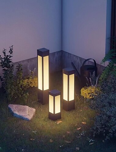  אורות דשא חיצוניים מודרניים עמידים למים led נתיב אורות וילה גן חצר חיצונית מנורות חיצוניות הרצפה הר תאורה גוף תאורה לנוף סיפון מרפסת שביל גישה