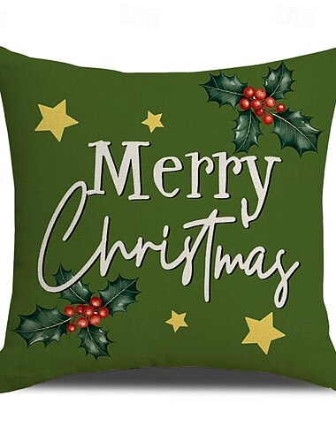  2025 új mézeskalács ember karácsonyi párnahuzatok, vászonnyomott díszpárnák, ünnepi díszpárnák kanapéra &lakberendezés
