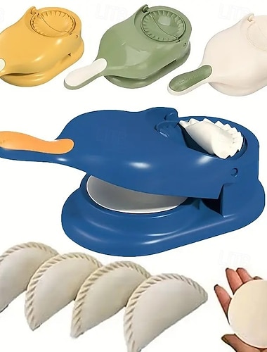  2-in-1-mykykone – automaattinen ja manuaalinen taikinapuristin kotitekoisten mykyjen, munamykyjen, höyrytettyjen mykyjen ja wonton-muotin valmistukseen keittiökäyttöön