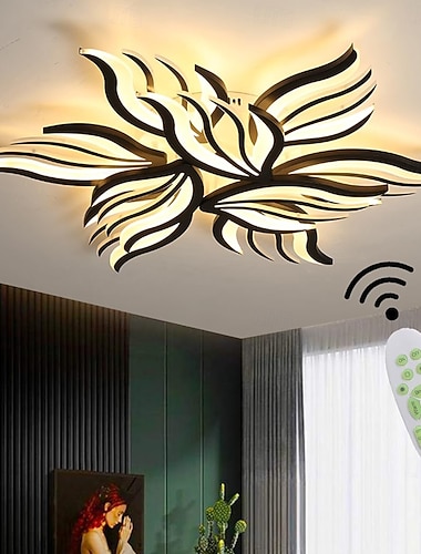  Dimmable cluster design plafonniers en plastique style artistique style moderne nouveauté noir led moderne 110-240 v