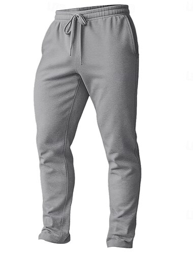  Pánské Tepláky Kalhoty Kalhoty pro volný čas Tepláky s rovnými nohama Šňůrky Kapsy Elastický pas Bez vzoru Pohodlné Délka kolen Outdoorové sporty Ležérní Denní prázdniny Módní Černá Námořnická modř