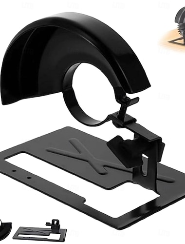  Beschermkapset voor haakse slijper - verstelbare beschermkapset voor haakse slijper, haakse slijperstandaard en beschermkap voor 100-125 mm haakse slijper