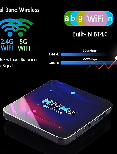  h96 max rk3318 smart tv box android 11 4g 64gb 32g 4k youtube wifi bt media player h96max tvbox android10 set top box 2gb16gb