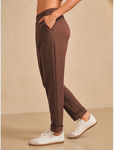 Per donna Pantaloni da golf Rosa Verde militare Blu Reale Pantaloni Autunno Inverno Abbigliamento da golf da donna Abbigliamento Abiti Abbigliamento   Per donna Pantaloni da golf Rosa Verde militare Blu Reale Pantaloni Autunno Inverno Abbigliamento da golf da donna Abbigliamento Abiti Abbigliamento