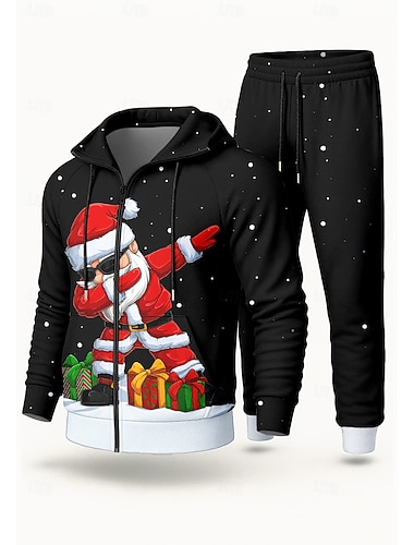  Jul Herr Huvtröja Träningsoverall 2-delad träningsoverall Snörning Dragkedja Träningsdräkter Höst Svart Yrke Utomhus Resor Lättvikt Mode Långärmad Sport Sportkläder Elastisk Normal