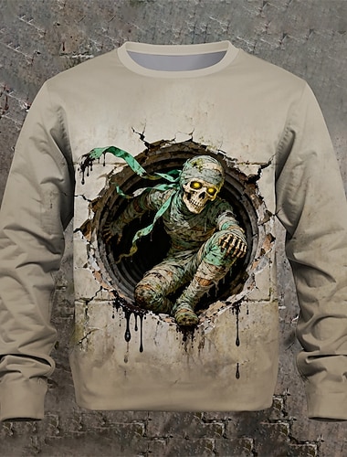 Хэллоуин Мальчики 3D Черепа Толстовка Длинный рукав Весна Осень Мода Классический Дети 4-12 лет Вырез под горло на открытом воздухе Повседневные Стандартный   Хэллоуин Мальчики 3D Черепа Толстовка Длинный рукав Весна Осень Мода Классический Дети 4-12 лет Вырез под горло на открытом воздухе Повседневные Стандартный