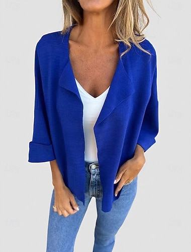  Wraps voor bruiloftsgasten Elegant Blijf warm Lange mouw Gebreid Bruiloftsomslagen Met Pure Kleur Voor Bruiloft Lente