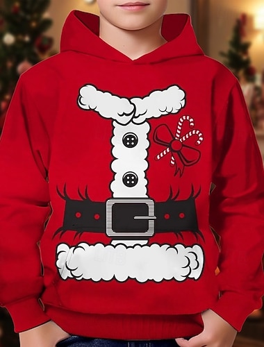 Новогодняя тематика Мальчики 3D Графика Мультипликация Толстовка Длинный рукав Весна Осень Мода Уличный стиль Дети 4-12 лет Капюшон на открытом воздухе Повседневные Стандартный   Новогодняя тематика Мальчики 3D Графика Мультипликация Толстовка Длинный рукав Весна Осень Мода Уличный стиль Дети 4-12 лет Капюшон на открытом воздухе Повседневные Стандартный