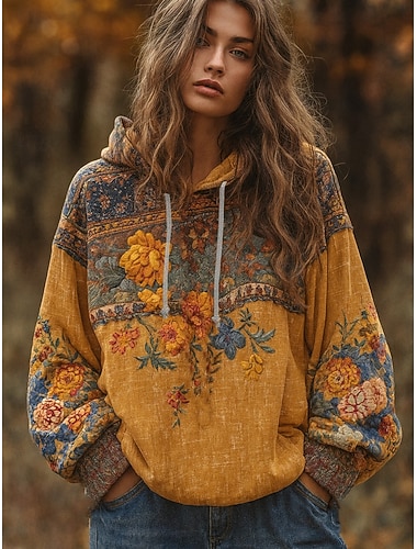 هودي بوهو عتيق مطبوع بتقنية ثلاثية الأبعاد للنساء، هودي باتشورك، سويت شيرت مزهر، سويت شيرت بولوفر أنيق دافئ بأكمام طويلة، هودي، ملابس شارع يومية، باتشورك مطبوع أصفر، الربيع، الخريف، الشتاء   هودي بوهو عتيق مطبوع بتقنية ثلاثية الأبعاد للنساء، هودي باتشورك، سويت شيرت مزهر، سويت شيرت بولوفر أنيق دافئ بأكمام طويلة، هودي، ملابس شارع يومية، باتشورك مطبوع أصفر، الربيع، الخريف، الشتاء