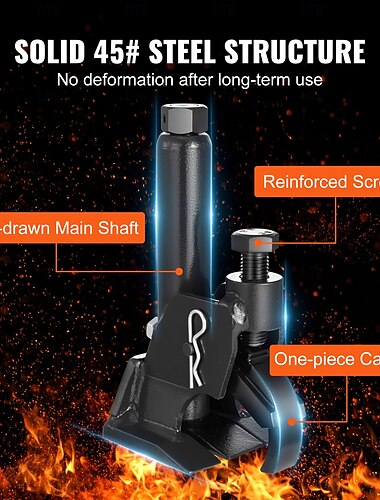  Herramienta manual para desmontar neumáticos de alta resistencia, compatible con neumáticos de 38" a 42", fácil destalonado, construcción de acero duradera, ideal para vehículos todo terreno,