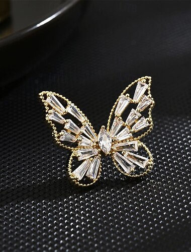  Броши Классический Животный принт Элегантный стиль Мода На заказ Простой Брошь Бижутерия Золотой Назначение Свадьба Для вечеринок Подарок Обручение Выпускной фестиваль