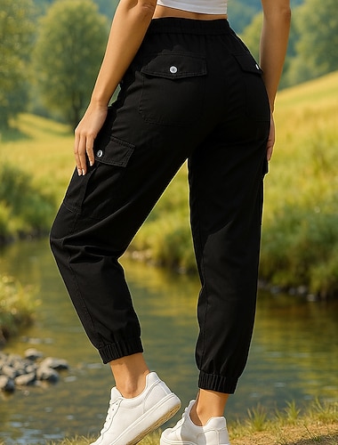 Női Teher nadrág Planinarske hlače Külső Normál Gyors szárítás Alsók Zseb Fekete Rózsaszín Kempingezés és túrázás Futás S M L XL XXL   Női Teher nadrág Planinarske hlače Külső Normál Gyors szárítás Alsók Zseb Fekete Rózsaszín Kempingezés és túrázás Futás S M L XL XXL