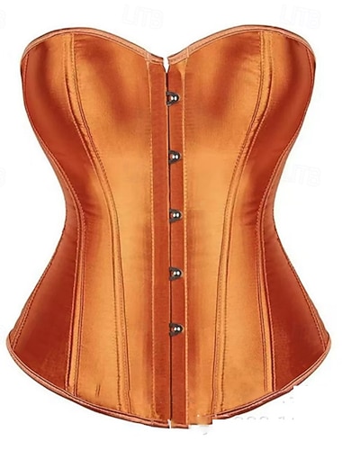  Női Fűző Alakformáló Derékösszehúzó Alakformáló ruha Szexi fűző Szexi Édes Tiszta szín Gombok Vakáció Parti Utca Ujjatlan Aszimmetrikus Fekete Rubin Narancssárga Tavasz Ősz Szabott