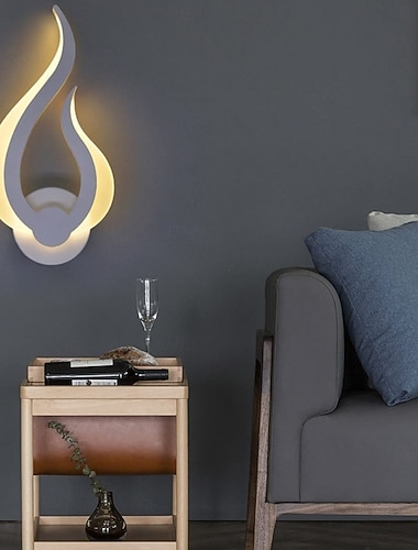 Lightinthebox 1-punktowy 31cm kinkiety led kształt ognia kinkiety ścienne nowoczesny styl minimalistyczny sklepy/kawiarnie akrylowy kinkiet rodzajowy 10w ip44   Lightinthebox 1-punktowy 31cm kinkiety led kształt ognia kinkiety ścienne nowoczesny styl minimalistyczny sklepy/kawiarnie akrylowy kinkiet rodzajowy 10w ip44