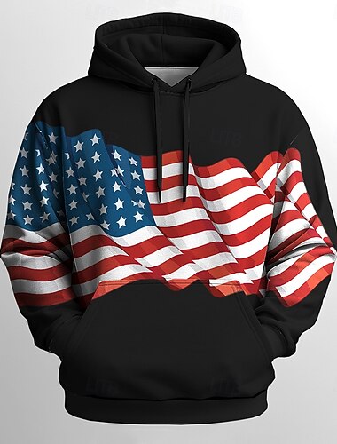  4 juli 2026 250e Memorial Day Mannen Streetwear Ontwerper Crew Neck Lange Mouw Hoodie Sweatshirt Buiten Sport Straat