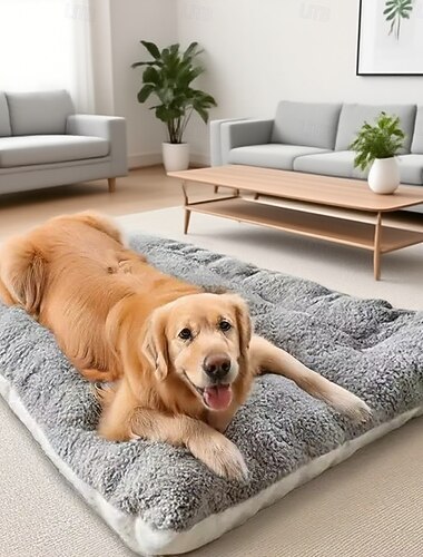  Letto grande per cani e gatti materasso reversibile in peluche per animali domestici letto per cani confortevole tappetino per animali domestici popolare sui social media nido per animali domestici