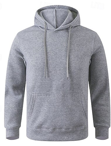  Homens Moletom Moletom com capuz Moletom de lã Preto Branco Amarelo Rosa Verde Tropa Com Capuz Tecido Bolsos Desportos e Ar livre Casual Diário Roupa de rua Legal Roupa de Esporte Primavera & Outono
