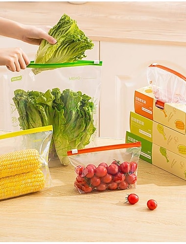  sacchetti riutilizzabili per alimenti taili, sacchetti per congelatore da un gallone, lavabili in lavastoviglie&amp;sacchetti riutilizzabili a tenuta stagna da un gallone, sacchetti riutilizzabili
