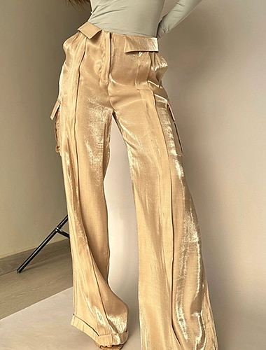 نسائي صفيق موضة أناقة الشارع مكتمل الطول الخصر متوسط سهل سحاب مريح مرن نسبياً مناسب للحفلات شارع الحفلات و المساء بنفسجي ذهبي أبيض زهري الربيع الخريف عادي   نسائي صفيق موضة أناقة الشارع مكتمل الطول الخصر متوسط سهل سحاب مريح مرن نسبياً مناسب للحفلات شارع الحفلات و المساء بنفسجي ذهبي أبيض زهري الربيع الخريف عادي